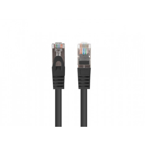 Lanberg Patchcord CAT.6 FTP 1M fluke passed 10-pack, Black | PCF6-20CC-0100-BK