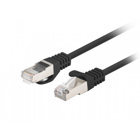 Lanberg Patchcord CAT.6 FTP 2M fluke passed 10-pack, Black | PCF6-20CC-0200-BK