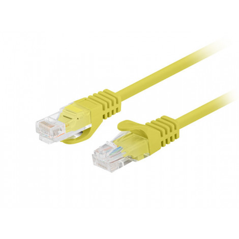 Lanberg Patchcord CAT.5E UTP 1.5M fluke passed 10-pack, Yellow | PCU5-20CC-0150-Y