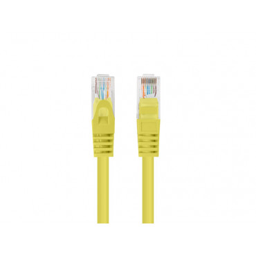 Lanberg Patchcord CAT.5E UTP 2M fluke passed 10-pack, Yellow | PCU5-20CC-0200-Y