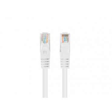 Lanberg Patchcord CAT.6 UTP 1M fluke passed 10-pack, White | PCU6-20CC-0100-W