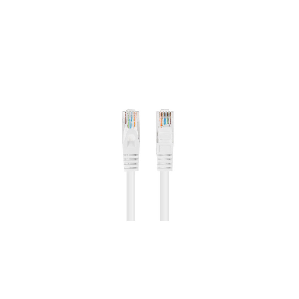 Lanberg Patchcord CAT.6 UTP 2M fluke passed 10-pack, White | PCU6-20CC-0200-W
