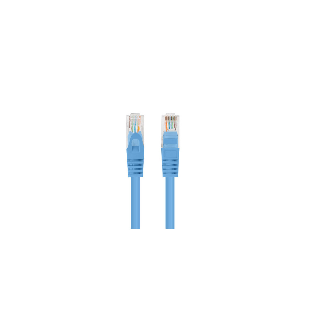 Lanberg Patchcord CAT.6 UTP 2M fluke passed 10-pack, Blue | PCU6-20CC-0200-B