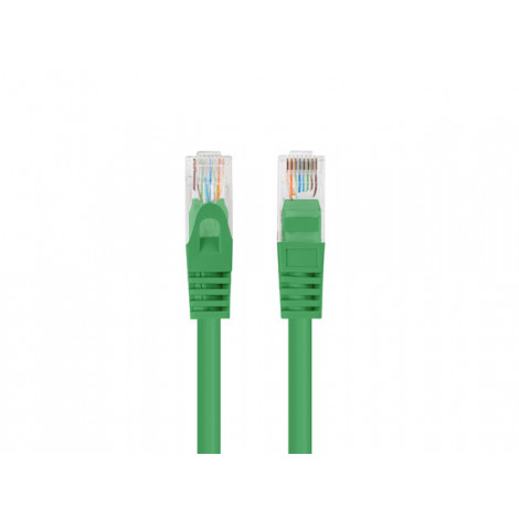 Lanberg Patchcord CAT.6 UTP 1.5M fluke passed 10-pack, Green | PCU6-20CC-0150-G