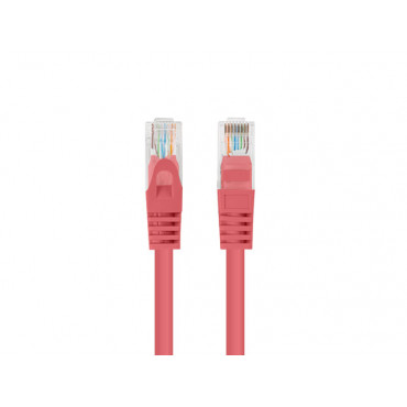 Lanberg Patchcord CAT.6 UTP 0.5M fluke passed 10-pack, Red | PCU6-20CC-0050-R