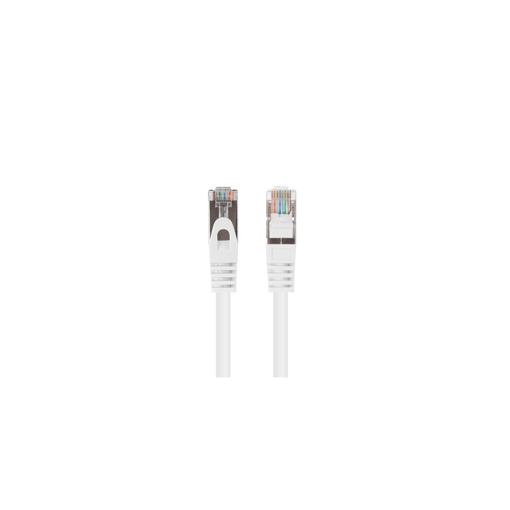 Lanberg Patchcord CAT.6 FTP 0.5M fluke passed 10-pack, White | PCF6-20CC-0050-W