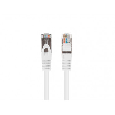 Lanberg Patchcord CAT.6 FTP 2M fluke passed 10-pack, White | PCF6-20CC-0200-W