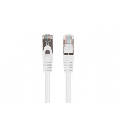 Lanberg Patchcord CAT.6 FTP 2M fluke passed 10-pack, White | PCF6-20CC-0200-W