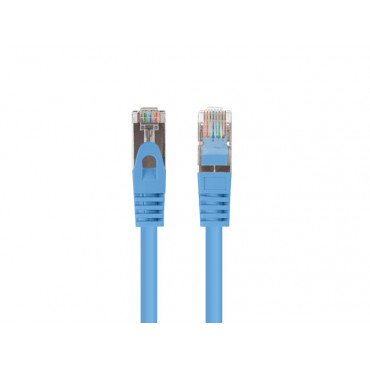 Lanberg Patchcord CAT.6 FTP 0.5M fluke passed 10-pack, Blue | PCF6-20CC-0050-B