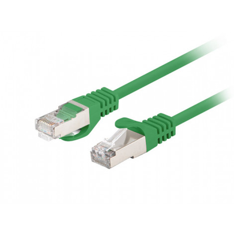 Lanberg Patchcord CAT.6 FTP 1M fluke passed 10-pack, Green | PCF6-20CC-0100-G