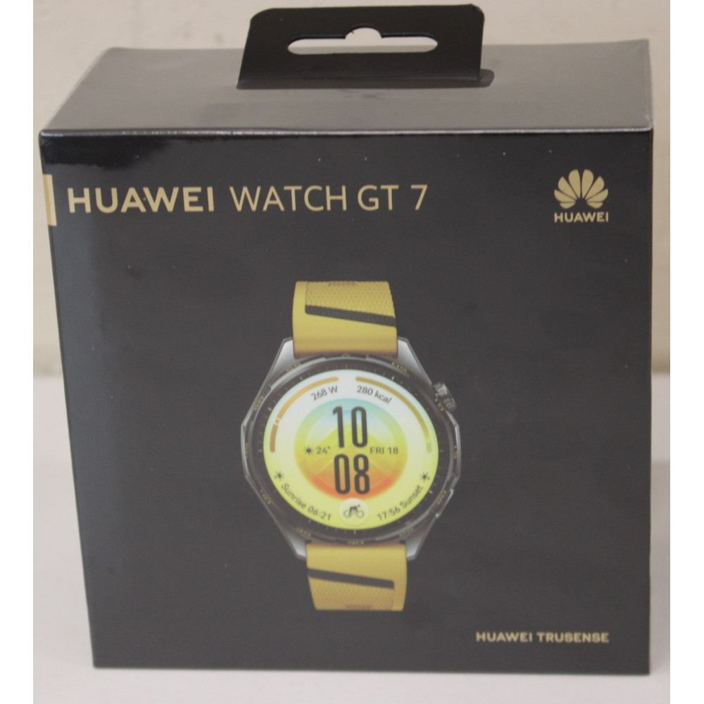 SALE OUT. HUAWEI WATCH GT 7 46mm, Yellow, Atum-B39FY DAMAGED PACKAGING | SALE OUT. | DAMAGED PACKAGING