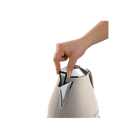 Delonghi | KBOV 2001.BG | Standard kettle | 2000 W | 1.7 L | Stainless steel | 360 rotational base | Beige