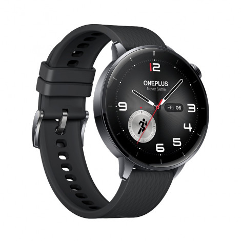 OnePlus Watch 3 (43mm) | Smart watch | GPS (satellite) | AMOLED | 1.32" | Black Steel