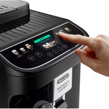 Delonghi Coffee maker | Magnifica Evo | Pump pressure 15 bar | Built-in milk frother | Automatic | 1450 W | Black