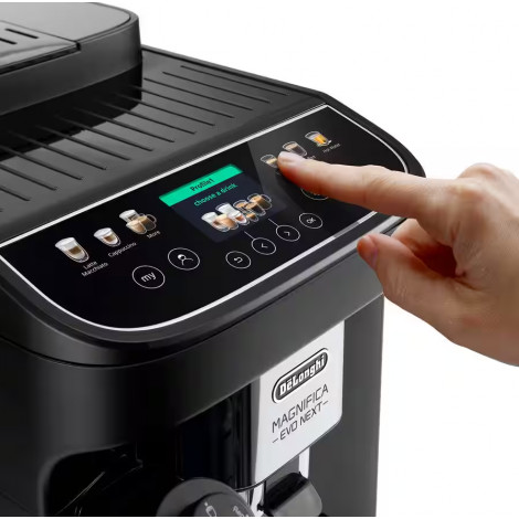 Delonghi Coffee maker | Magnifica Evo | Pump pressure 15 bar | Built-in milk frother | Automatic | 1450 W | Black