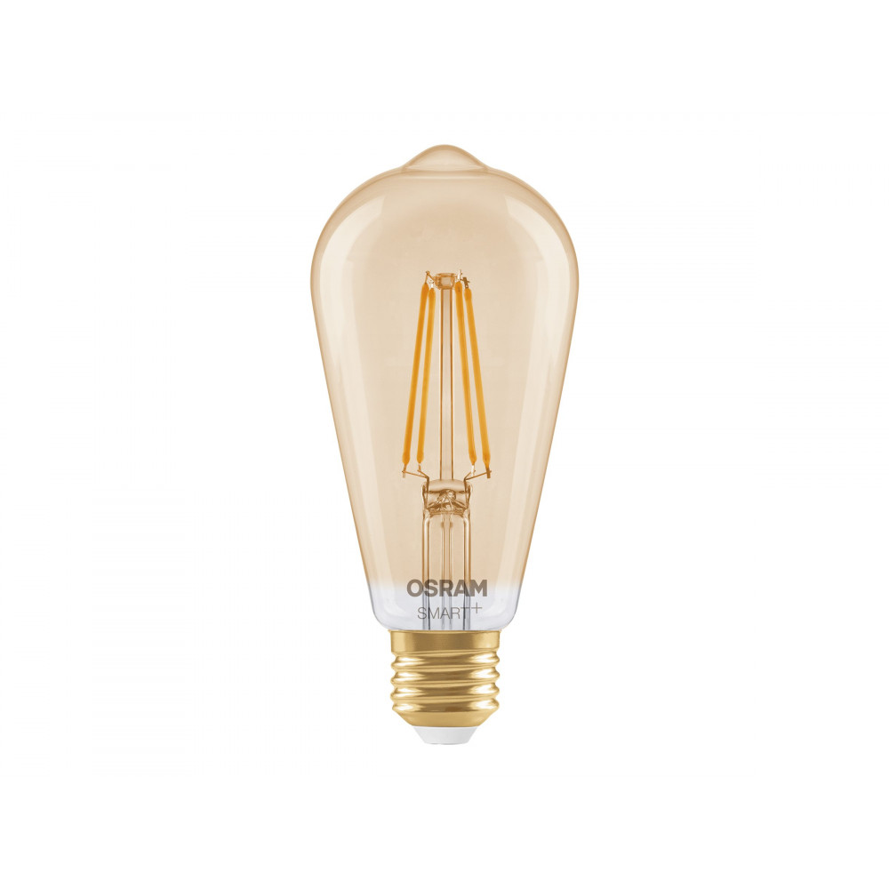 Osram SMART+ MATTER Filament Dimmable Classic Edison 53 824 Gold | E27 | 6 W | Warm White | Wi-Fi