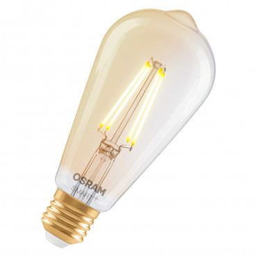 Osram SMART+ MATTER Filament Dimmable Classic Edison 53 824 Gold | E27 | 6 W | Warm White | Wi-Fi