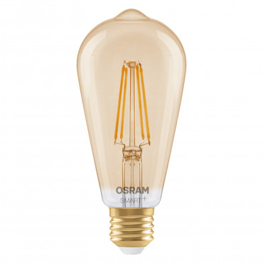 Osram SMART+ MATTER Filament Dimmable Classic Edison 53 824 Gold | E27 | 6 W | Warm White | Wi-Fi