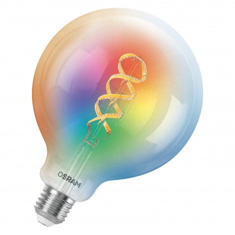 Osram SMART+ MATTER Filament Multicolor Classic Globe 125 40 | E27 | 4.8 W | RGBW | Wi-Fi