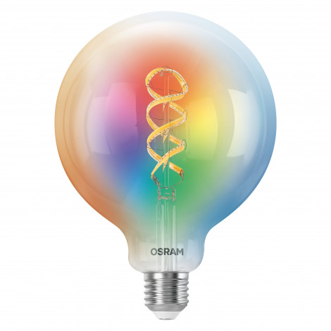 Osram SMART+ MATTER Filament Multicolor Classic Globe 125 40 | E27 | 4.8 W | RGBW | Wi-Fi