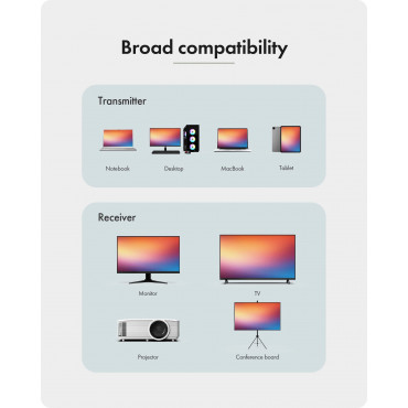 Raidsonic Wireless USB-C to HDMI Video Transmission System | IB-WL101