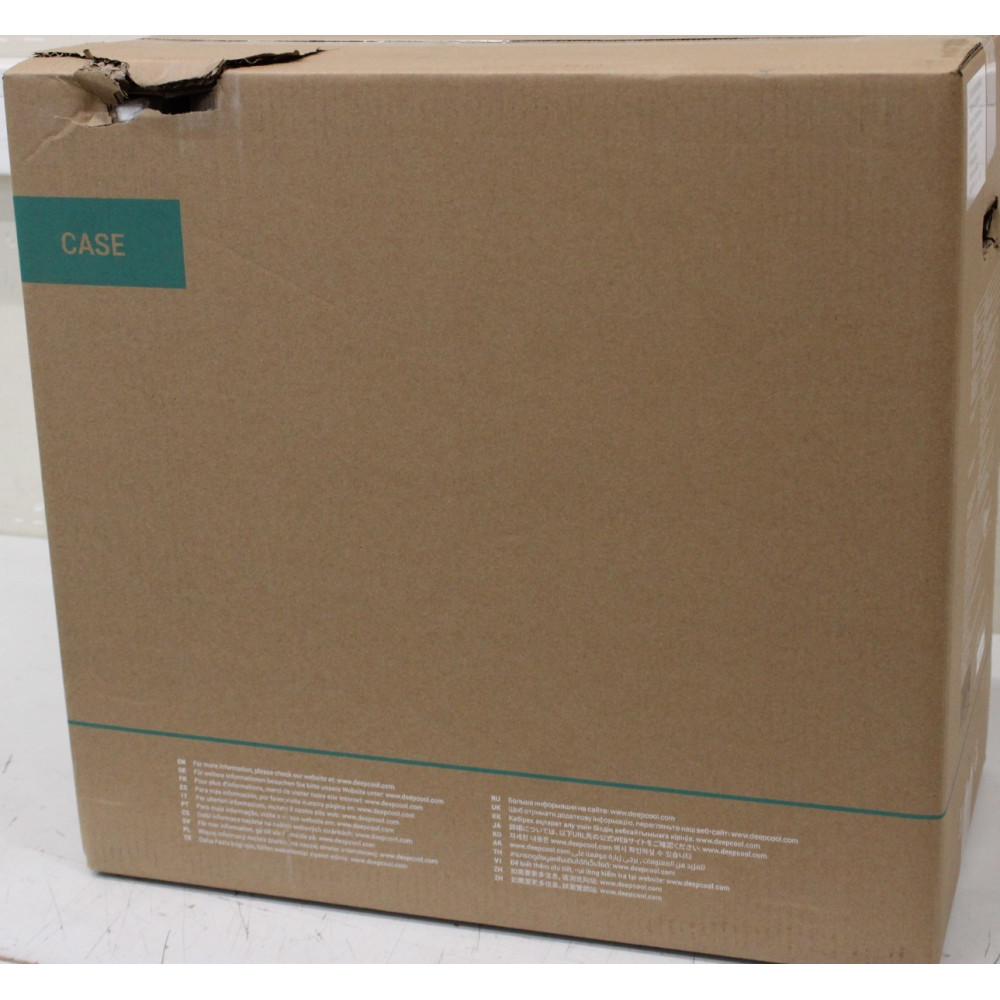 SALE OUT. Deepcool CG580 4F V2 TOWER CASE | Deepcool Case | CG580 4F V2 | ATX | Black | DAMAGED PACKAGING