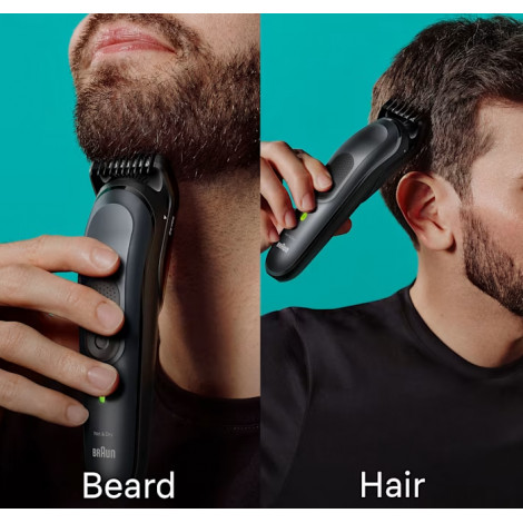 Braun | 17-in-1 Multi-grooming Style Kit | MGK7491 | Cordless | Number of length steps 13 | Grey