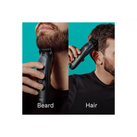 Braun | 17-in-1 Multi-grooming Style Kit | MGK7491 | Cordless | Number of length steps 13 | Grey
