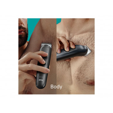 Braun | 17-in-1 Multi-grooming Style Kit | MGK7491 | Cordless | Number of length steps 13 | Grey