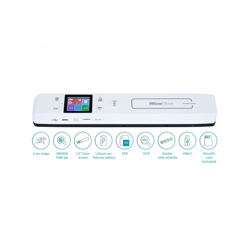 IRIS IRIScan Book 7 | Handheld Scanners