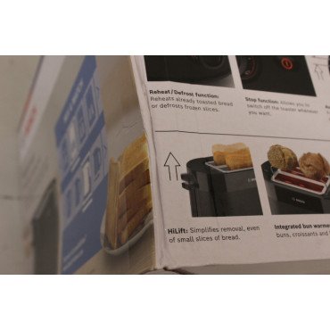 SALE OUT. Bosch Compact Toaster | TAT2M123 MyMoment | Power 950 W | Number of slots 2 | Housing material Plastic | Black | DAMAG