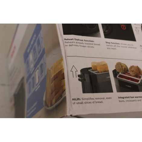 SALE OUT. Bosch Compact Toaster | TAT2M123 MyMoment | Power 950 W | Number of slots 2 | Housing material Plastic | Black | DAMAG