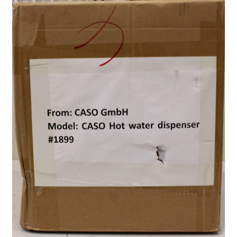 SALE OUT. Caso 01899 Hot Water Dispenser NOT ORIGINAL PACKAGING, SCRATCHED, DEMO | SALE OUT. | Caso NOT ORIGINAL PACKAGING, SCRA