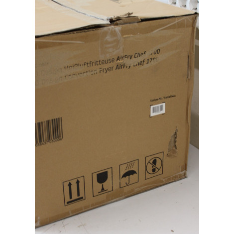 SALE OUT. | Caso | Air Fryer | 03000 AirFry Chef 1700 | Power 1700 W | Capacity 22 L | Black | DAMAGED PACKAGING | 24 month(s)