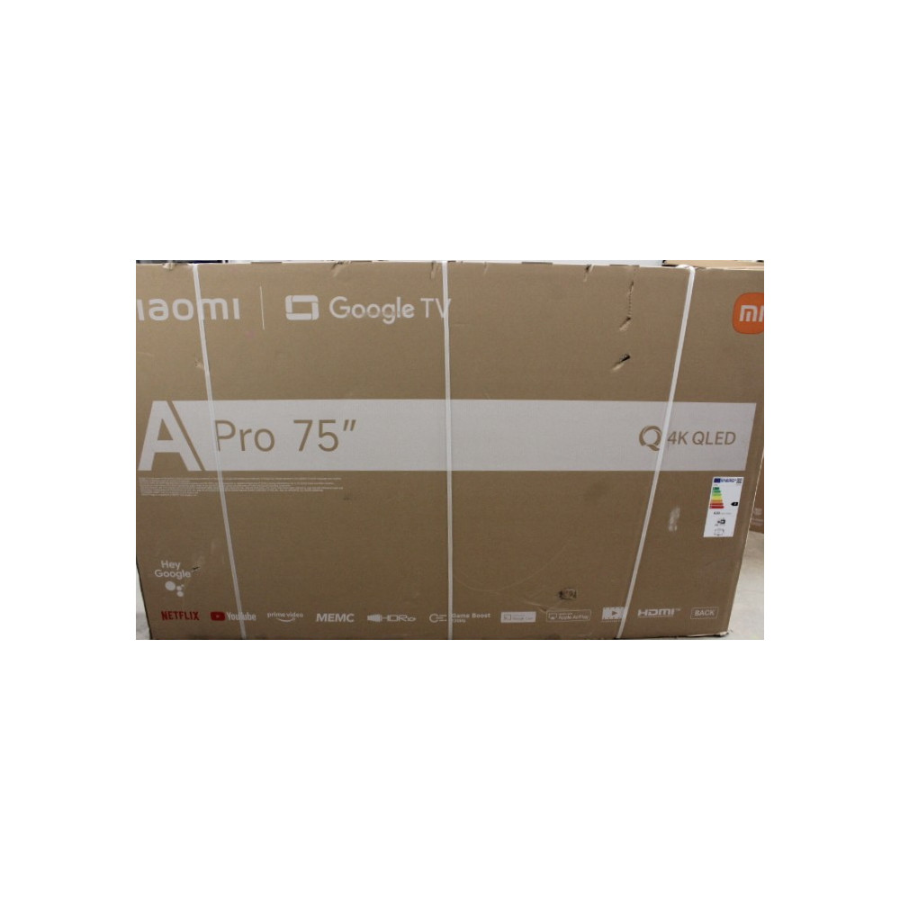 SALE OUT. Xiaomi QLED TV A Pro 2026 75" | SALE OUT. Xiaomi QLED TV A Pro 2026 | 75 | Smart TV | Google TV | 4K UHD | DAMAGED PAC