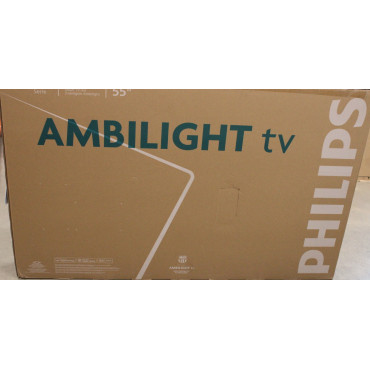 SALE OUT. Philips 55PUS8010/12 55" (139cm) LED 4K Ambilight TV | Philips 55PUS8010/12 | 55 | Smart TV | TITAN OS | UHD | Black |