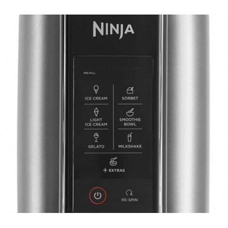 NINJA Ice Cream Maker | NC302EU CREAMi 7-in-1 | Power 800 W | Capacity 0.493 L | Black/Silver