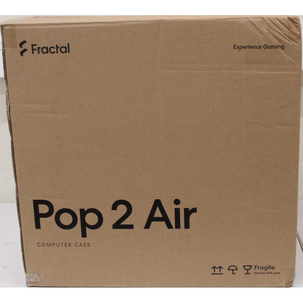 SALE OUT. Fractal Design Pop 2 Air, Black Solid | Fractal Design Case | Pop 2 Air | ATX | Black Solid | DAMAGED PACKAGING, SCRAT