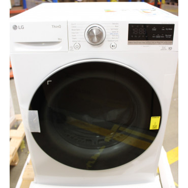 SALE OUT. | LG Dryer Machine | RH80V9AV3N | Energy efficiency class C | Front loading | 8 kg | LED | Depth 69 cm | Wi-Fi | White