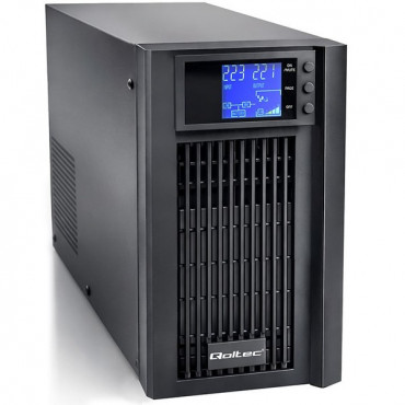 QOLTEC UPS 3kVA 2400W AVR LCD