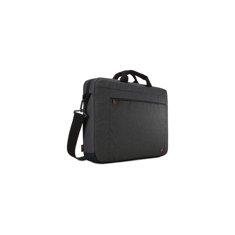 Case Logic | Era Attaché | Fits up to size 15.6 " | Messenger - Briefcase | Shoulder strap | Obsidian
