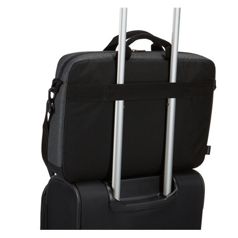 Case Logic | Era Attaché | Fits up to size 15.6 " | Messenger - Briefcase | Shoulder strap | Obsidian