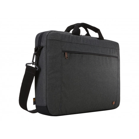 Case Logic | Era Attaché | Fits up to size 15.6 " | Messenger - Briefcase | Shoulder strap | Obsidian