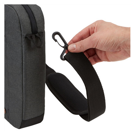 Case Logic | Era Attaché | Fits up to size 15.6 " | Messenger - Briefcase | Shoulder strap | Obsidian
