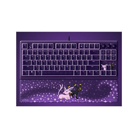 Razer Ornata V3 Tenkeyless | Gaming keyboard | Wired | US | Razer Mecha-Membrane Switches | Wrist Rest | Pokémon Espeon/Umbreon 