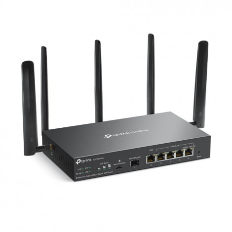 TP-LINK | Omada 4G+ Cat6 AX3000 Gigabit VPN Router | ER706W-4G | 802.1q | 10/100/1000 Mbit/s | Mesh Support Yes | MU-MiMO Yes | 