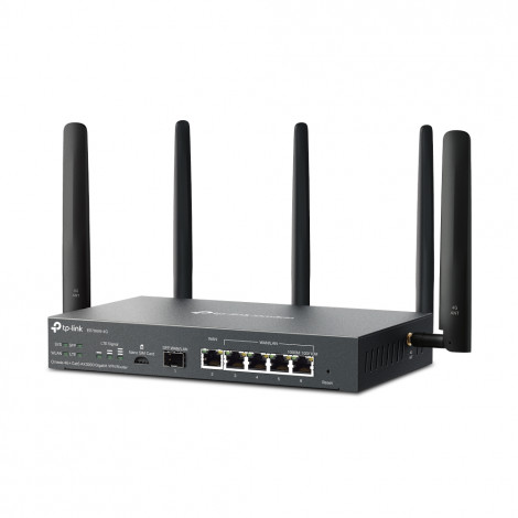 TP-LINK | Omada 4G+ Cat6 AX3000 Gigabit VPN Router | ER706W-4G | 802.1q | 10/100/1000 Mbit/s | Mesh Support Yes | MU-MiMO Yes | 