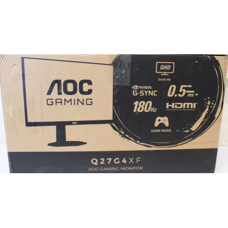 SALE OUT. AOC Gaming Q27G4XF 27", 2560x1440/1ms/250cd/m , HDMI, DisplayPort, USB | AOC | Q27G4XF | 27 " | IPS | 16:9 | 180 Hz | 