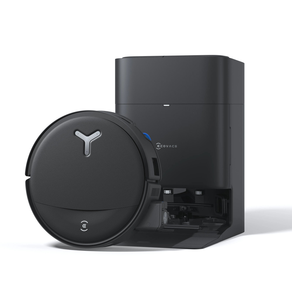 Ecovacs Robotic Vacuum Cleaner | DEEBOT T80S OMNI BLACK | Wet&Dry | 6400 mAh | 24800 Pa | Black