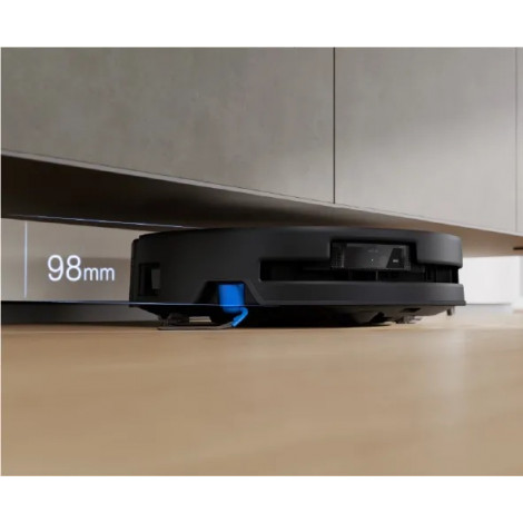 Ecovacs Robotic Vacuum Cleaner | DEEBOT T80S OMNI BLACK | Wet&Dry | 6400 mAh | 24800 Pa | Black